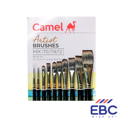 CAMEL Artist Brushes Mix Sr.70,71&72 | Size R-2,4 | F-4,6,8,10,12 | FB-4,6,8